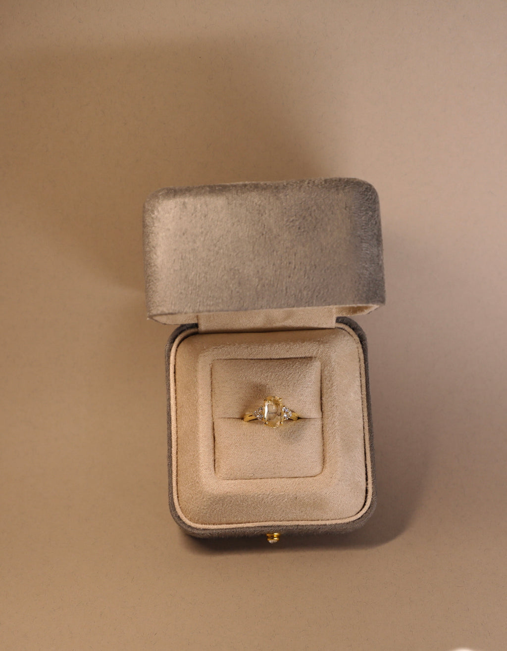 Sapphire Cushion-Cut Ring