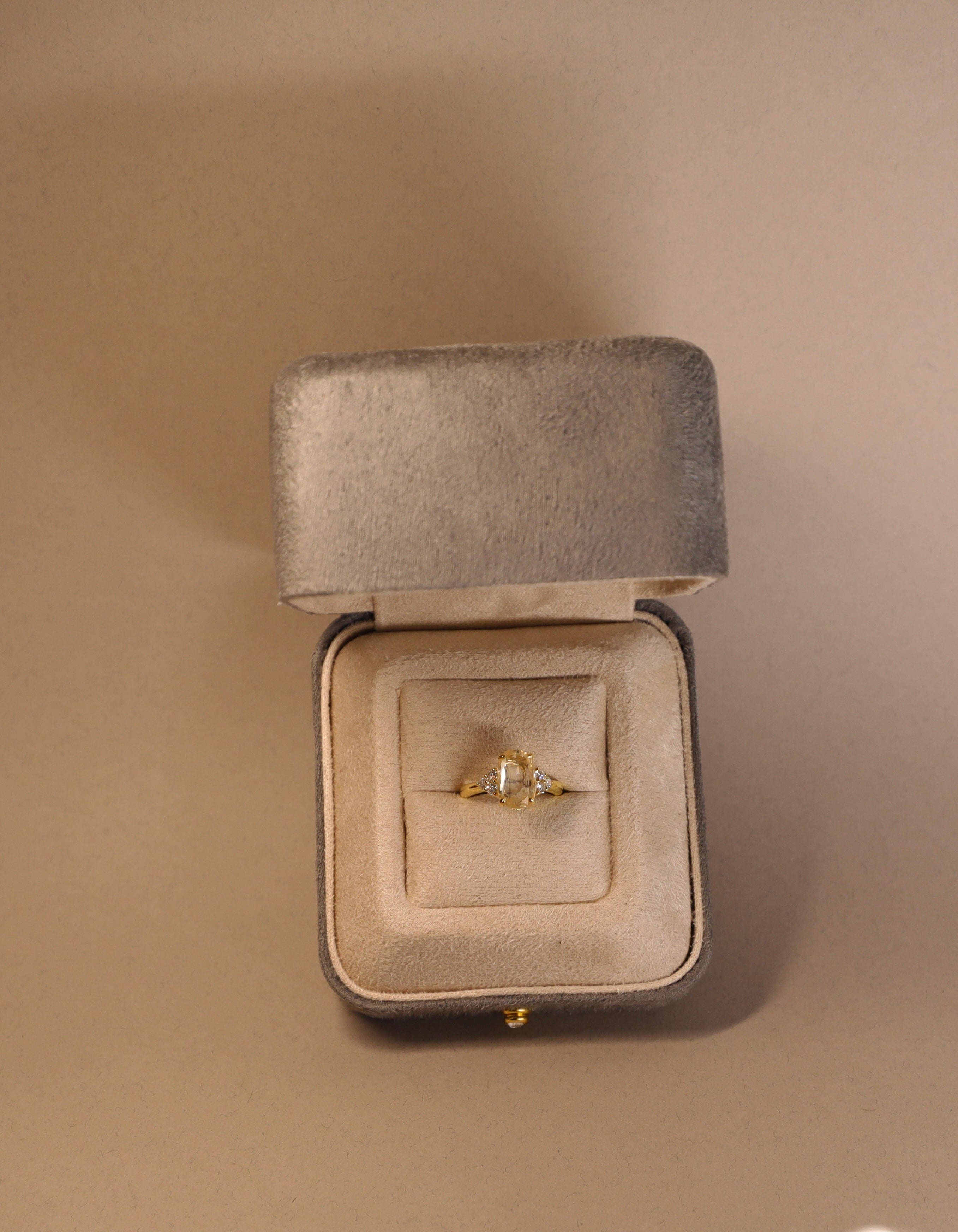 Sapphire Cushion-Cut Ring