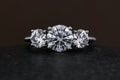 Classic 3-Stone Brilliant Diamond Ring