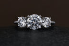 Classic 3-Stone Brilliant Diamond Ring