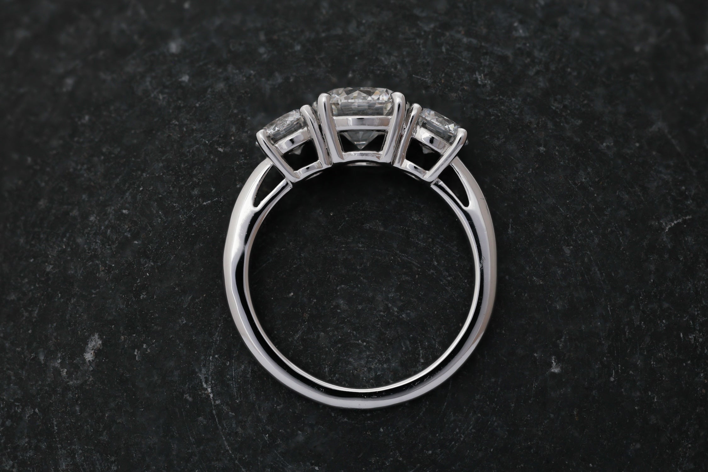 Classic 3-Stone Brilliant Diamond Ring