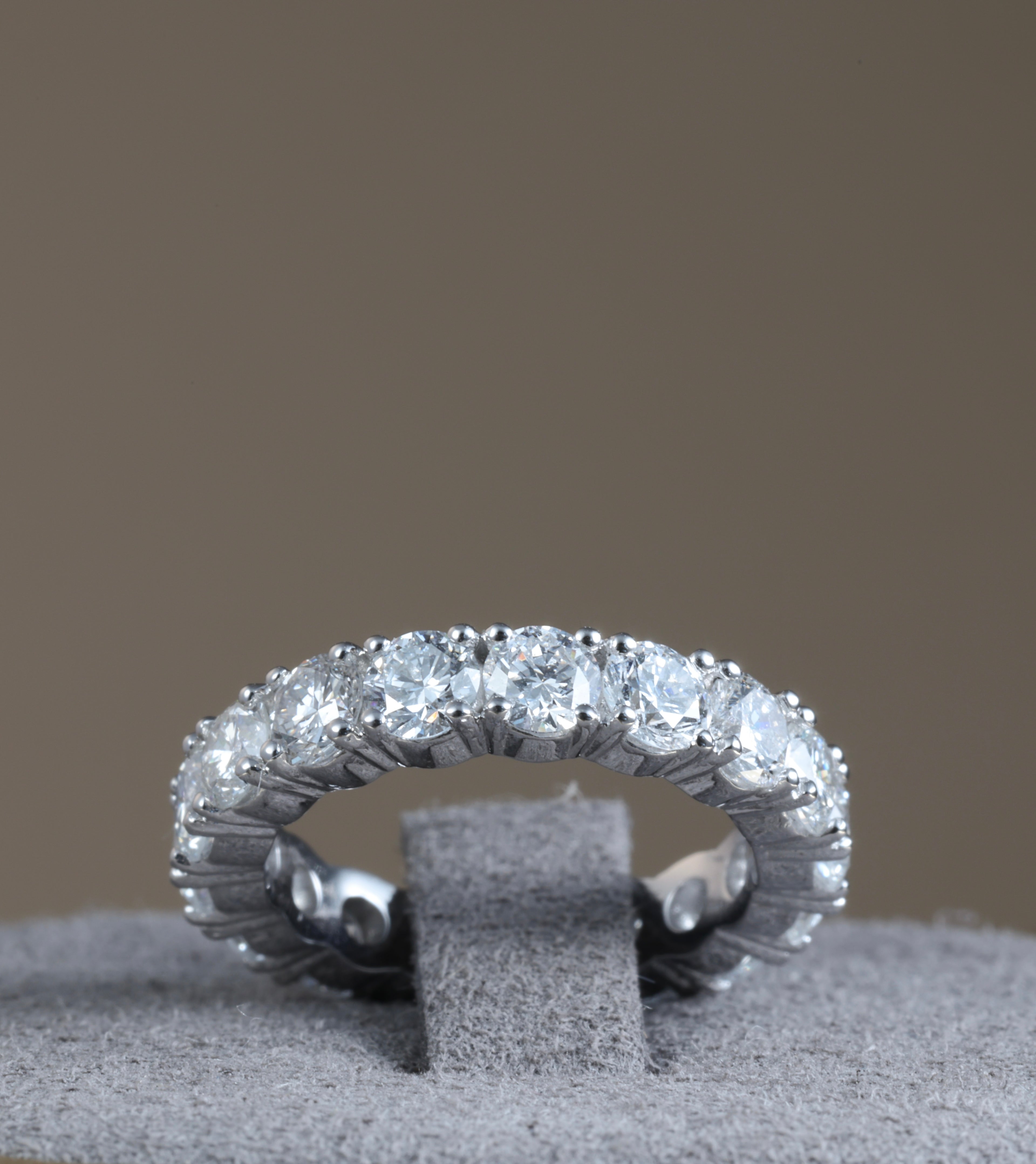 Bloom Round Brilliant Diamond Eternity Ring