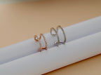 HORIZON Double Band Pavé Ring