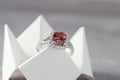 Tourmaline Halo Ring