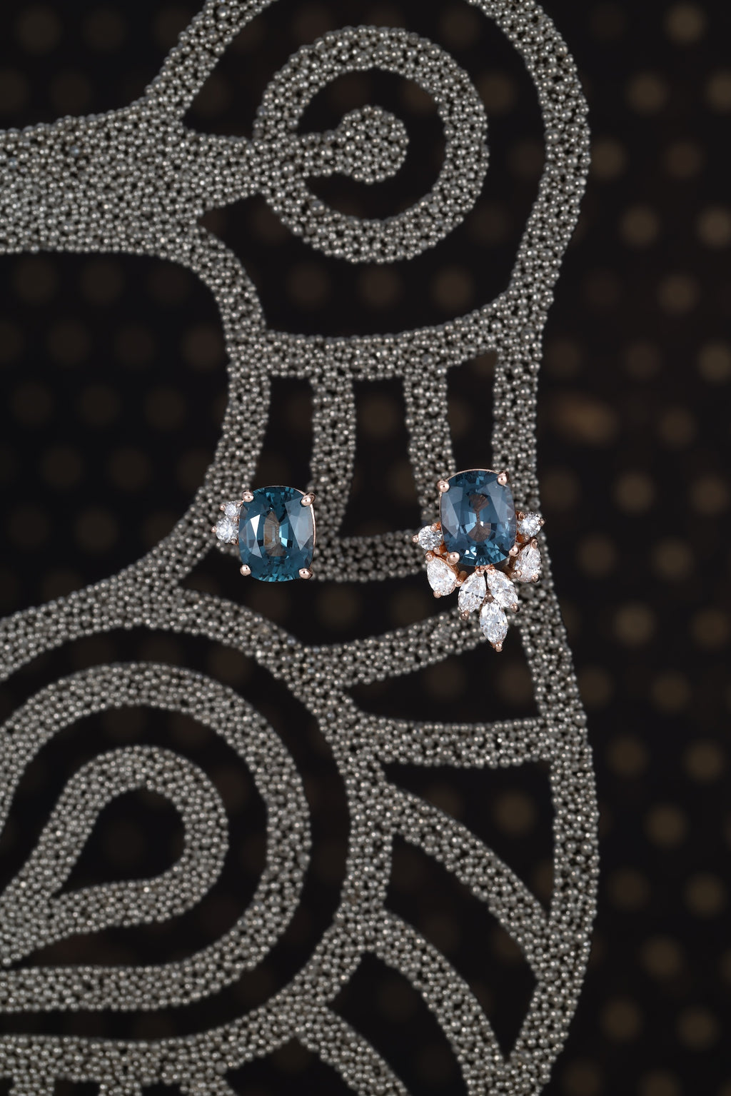 Spinel Cushion-Cut Earrings