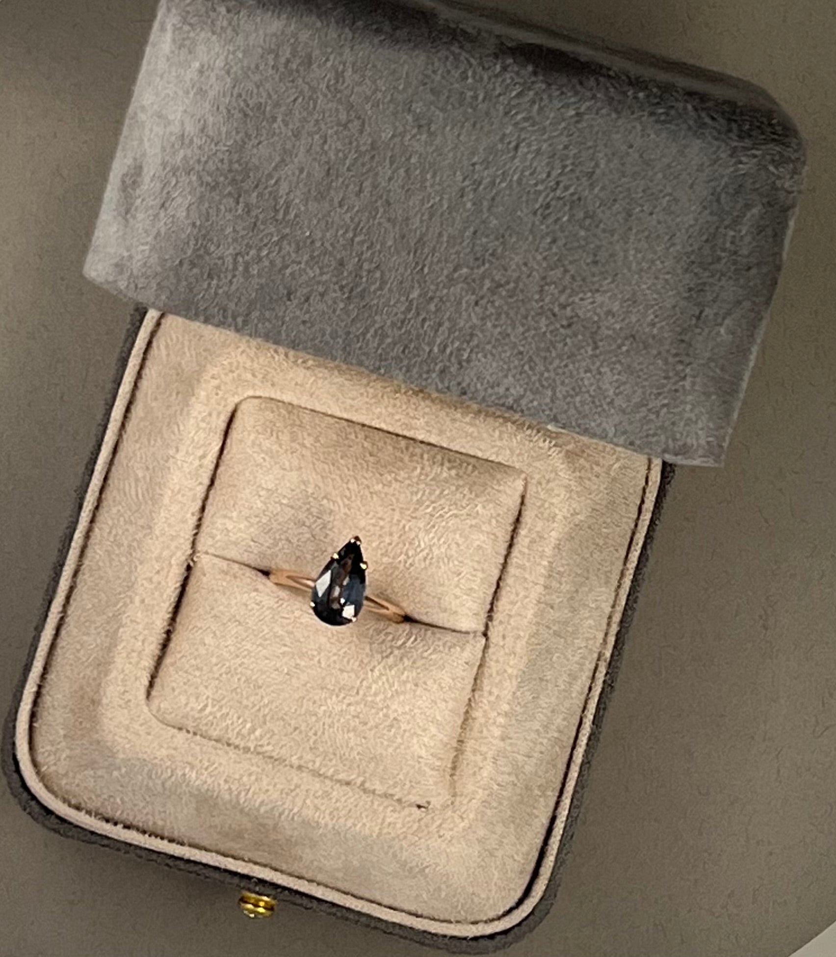 Spinel Pear-Shape Ring