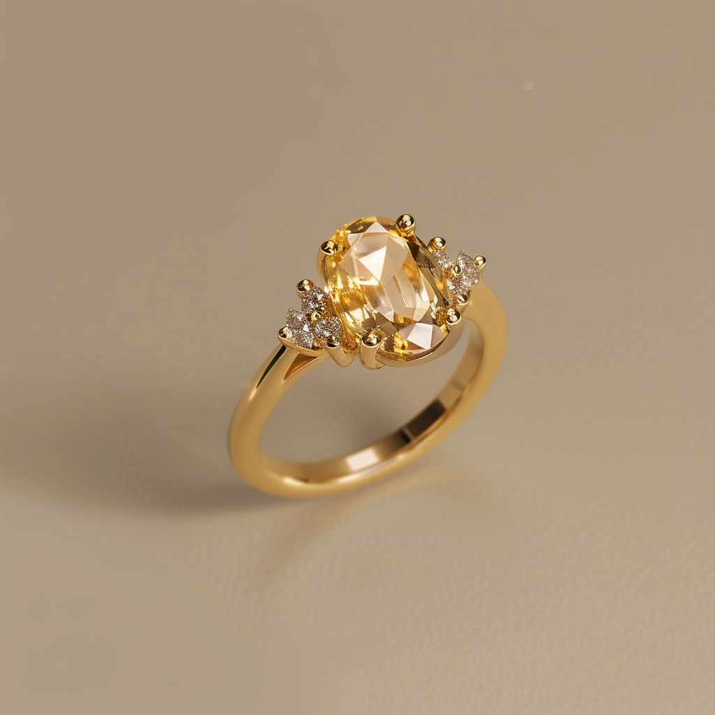 Sapphire Cushion-Cut Ring